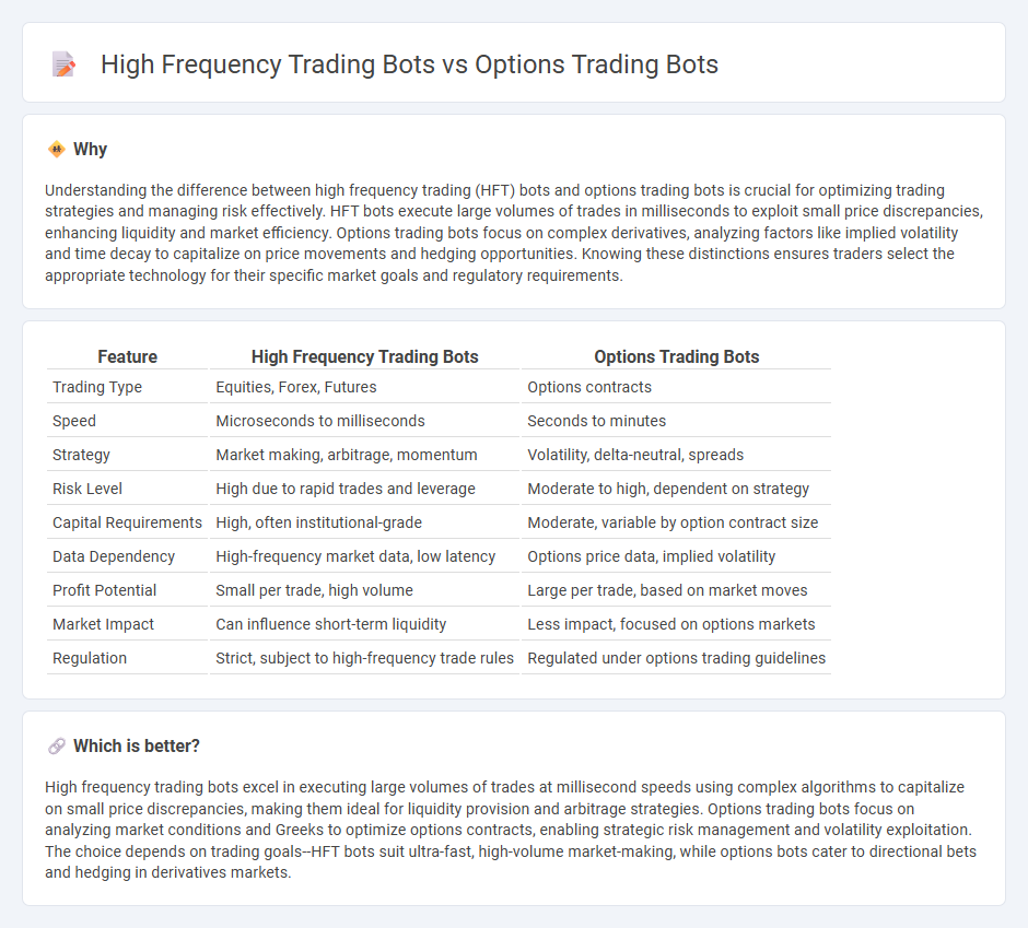 High Frequency Trading Bots vs Options Trading Bots in Trading