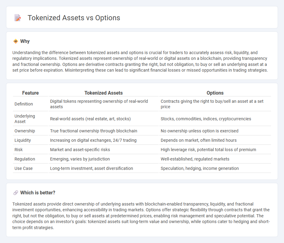 Tokenized Assets vs Options in Trading