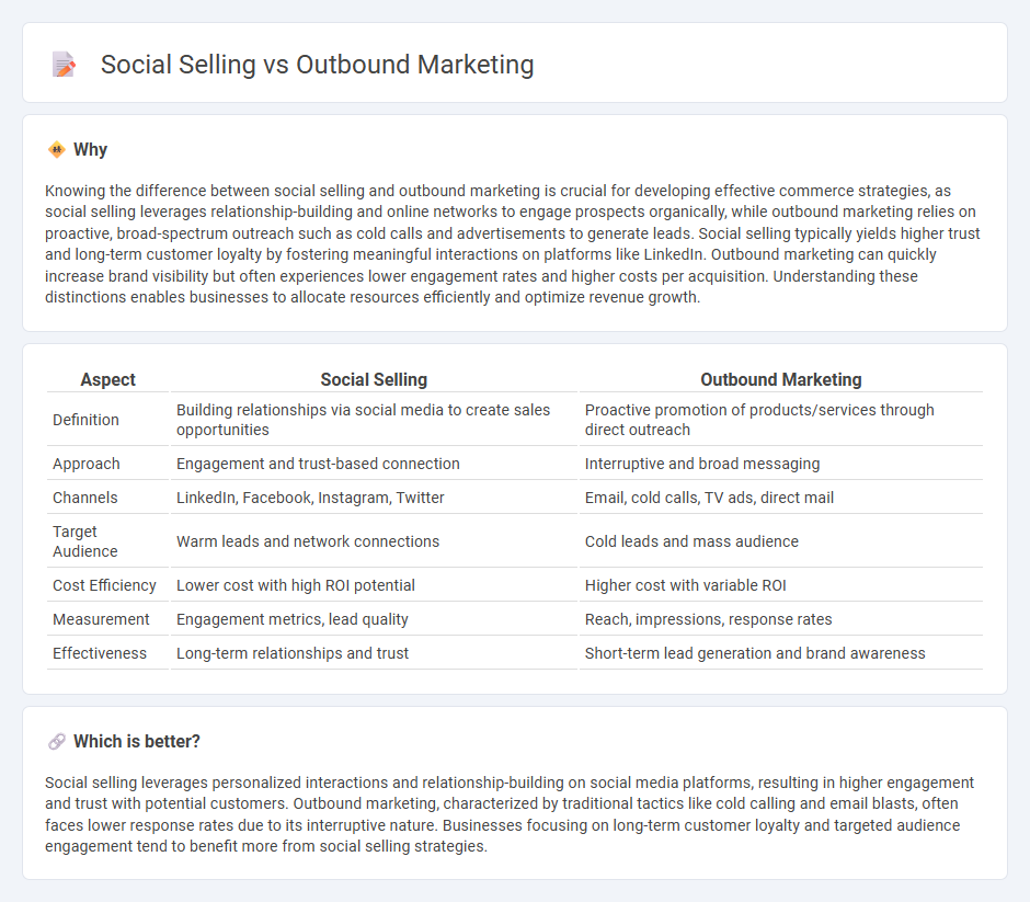 Social Selling vs Outbound Marketing in Commerce
