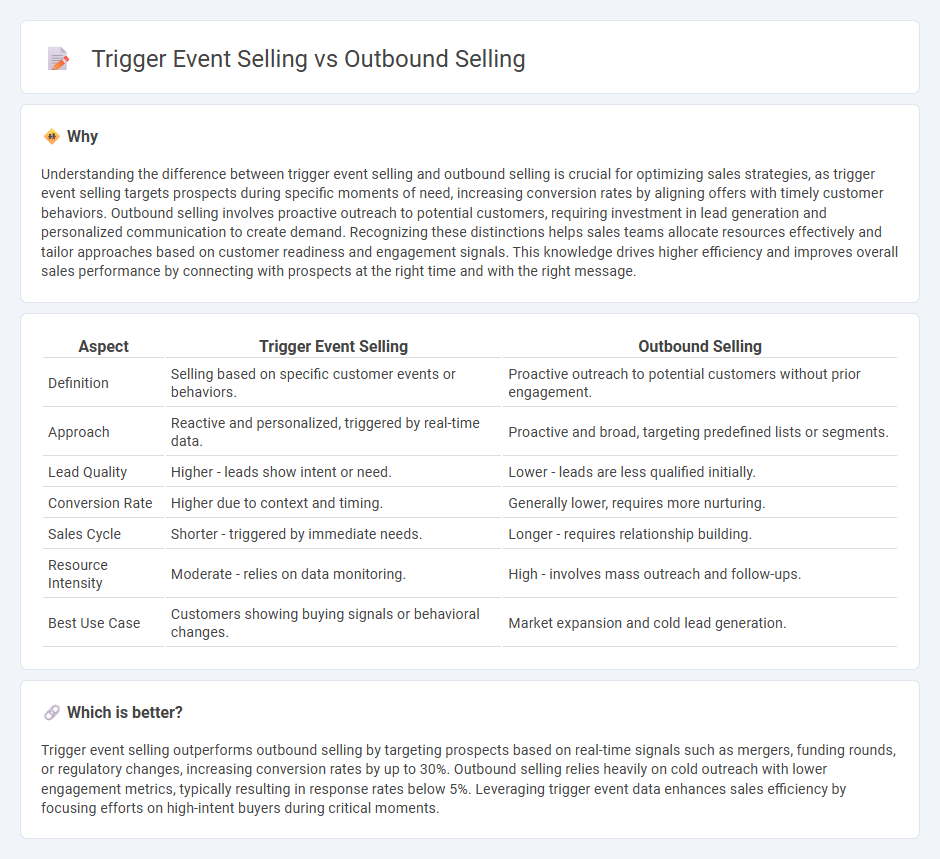 Trigger Event Selling vs Outbound Selling in Sales