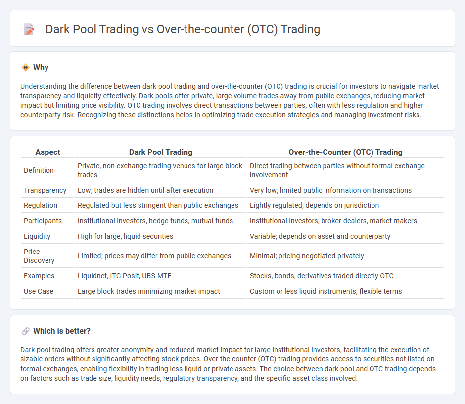 Dark Pool Trading vs Over-The-Counter (Otc) Trading in Finance