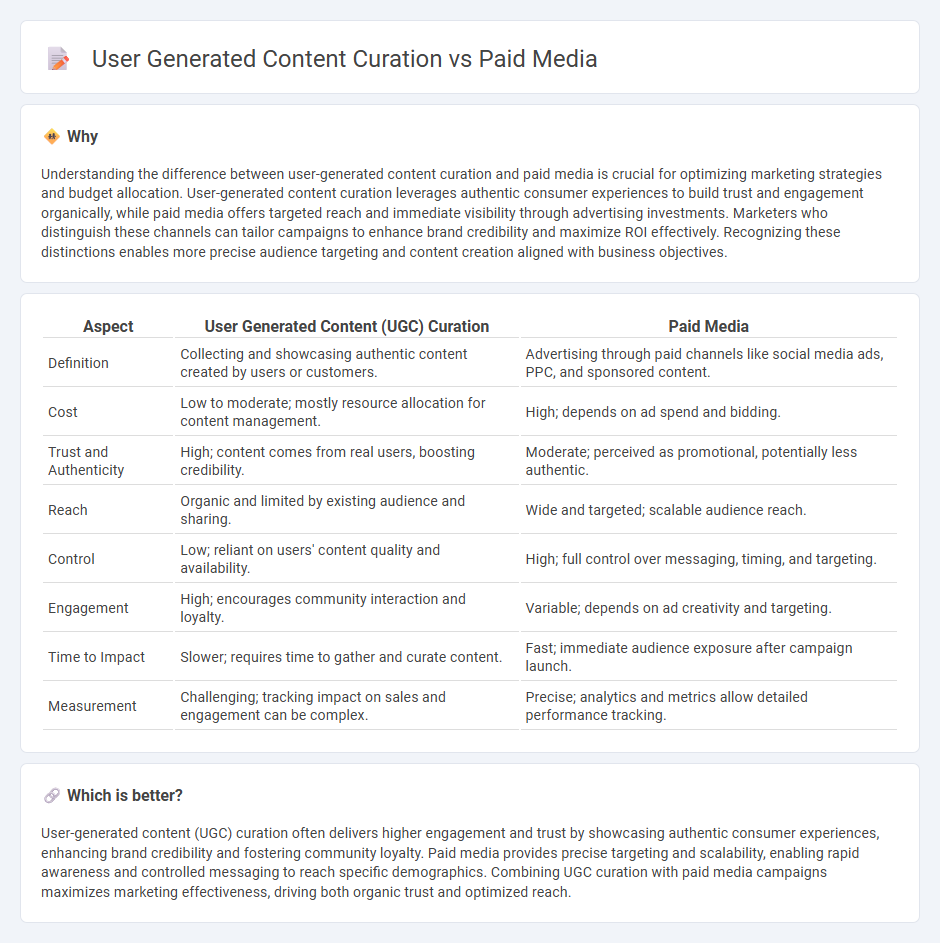 User Generated Content Curation vs Paid Media in Marketing