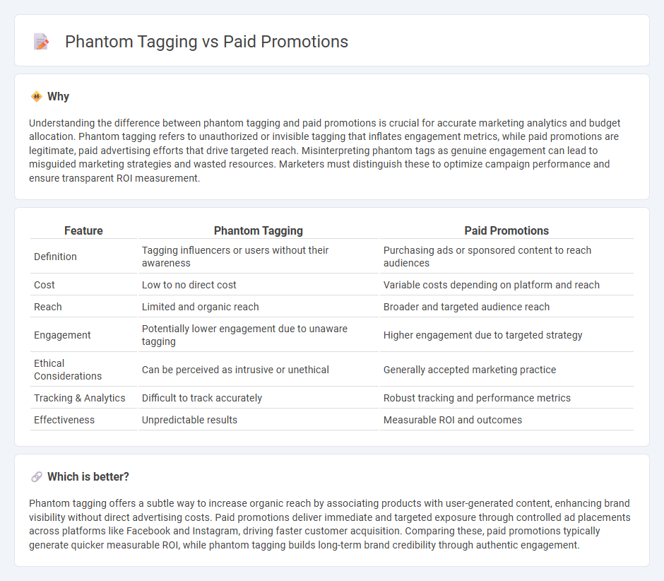 Phantom Tagging vs Paid Promotions in Marketing