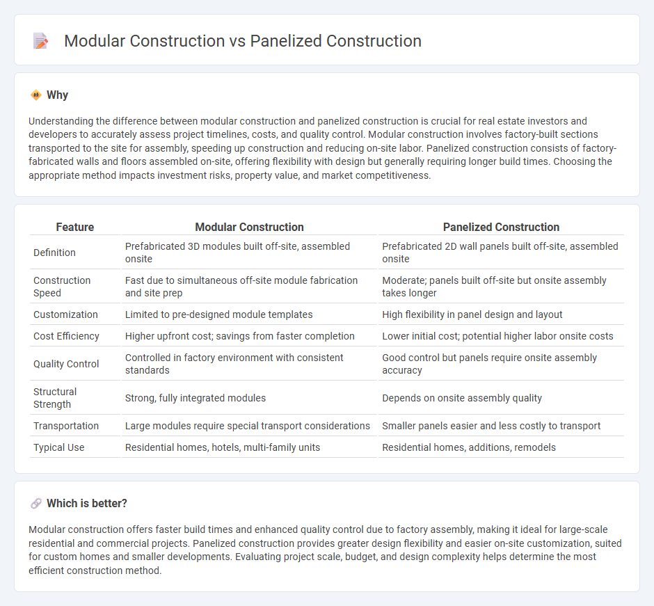 Modular Construction vs Panelized Construction in Real Estate