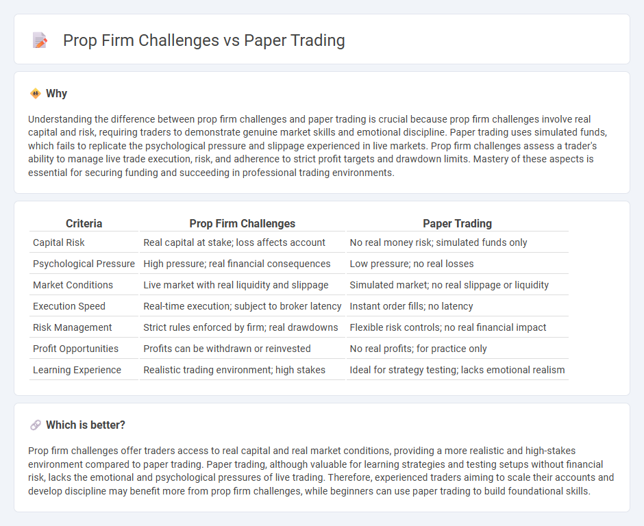 Prop Firm Challenges vs Paper Trading in Trading