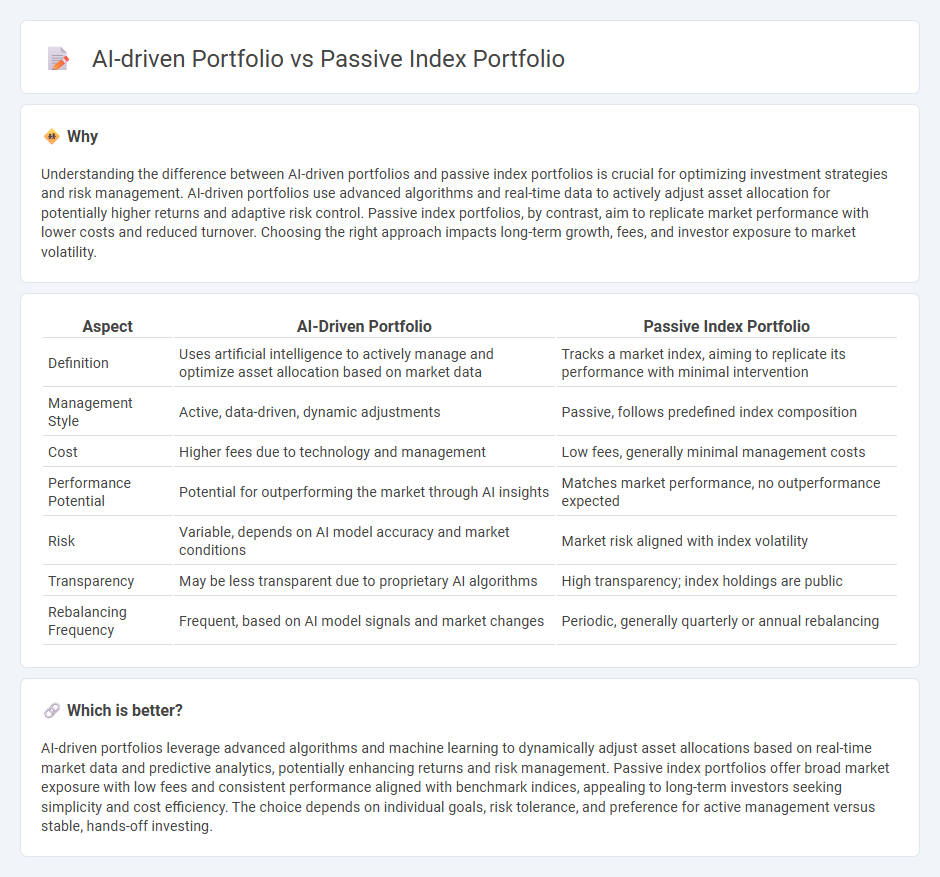 Ai-Driven Portfolio vs Passive Index Portfolio in Finance