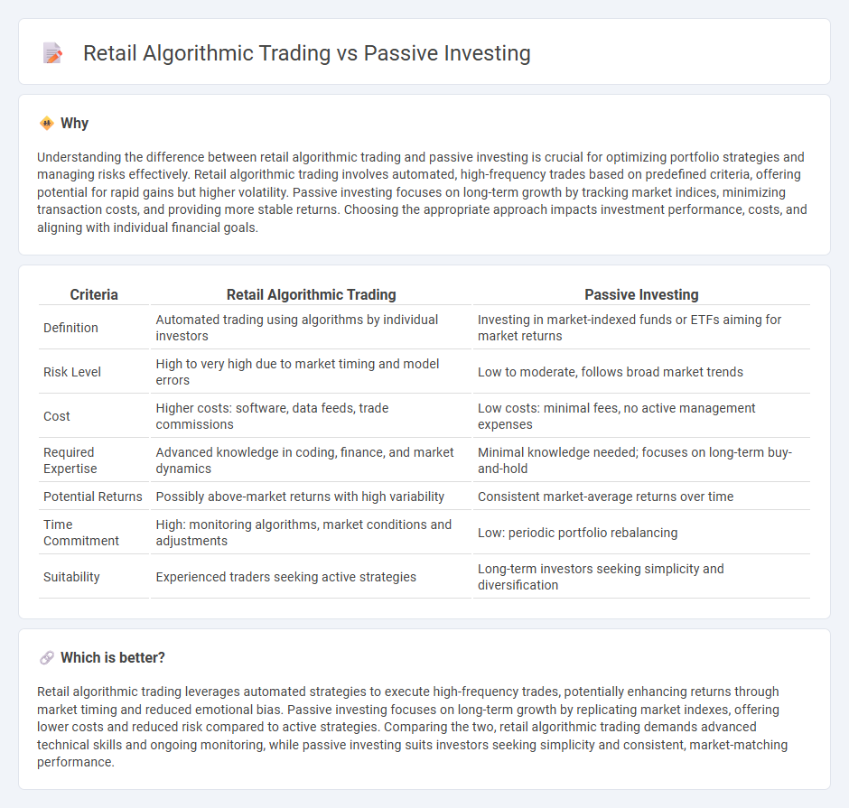 Retail Algorithmic Trading vs Passive Investing in Finance