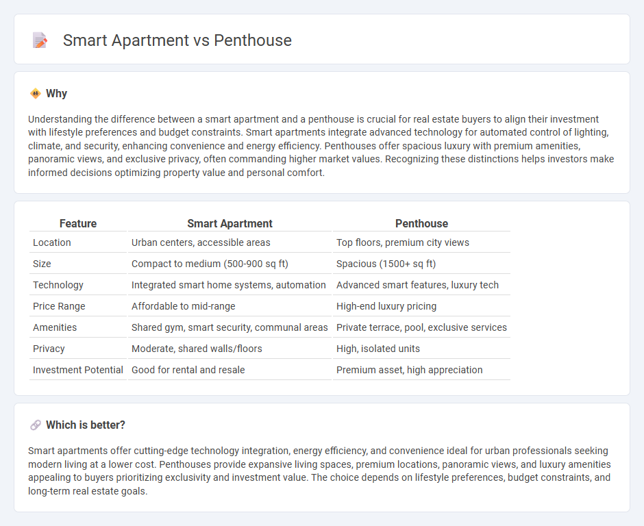 Smart Apartment vs Penthouse in Real Estate