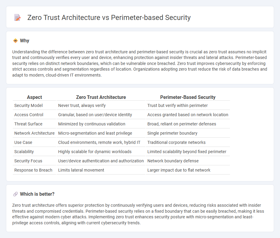 Zero Trust Architecture vs Perimeter-Based Security in Technology