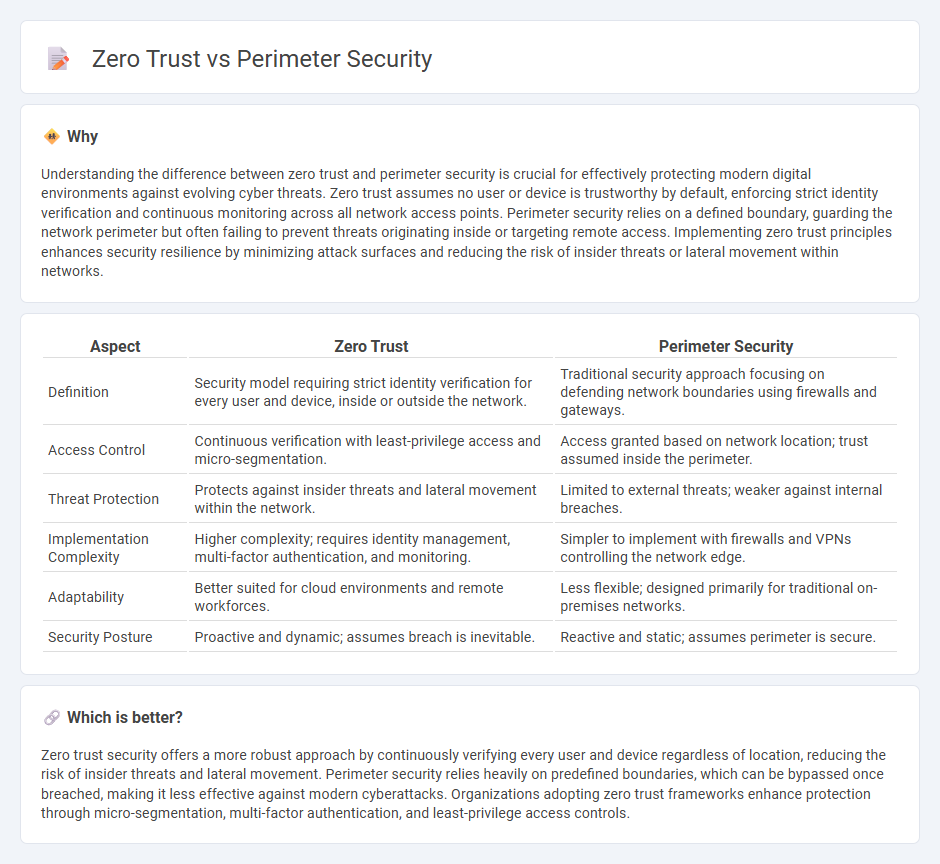 Zero Trust vs Perimeter Security in Technology