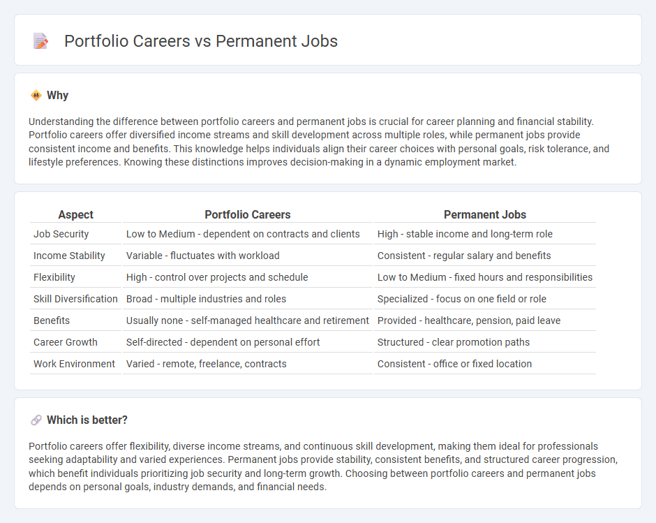 Portfolio Careers vs Permanent Jobs in Employment