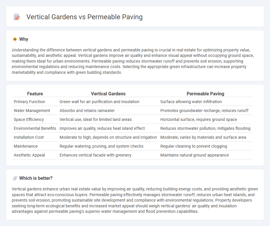 Vertical Gardens vs Permeable Paving in Real Estate