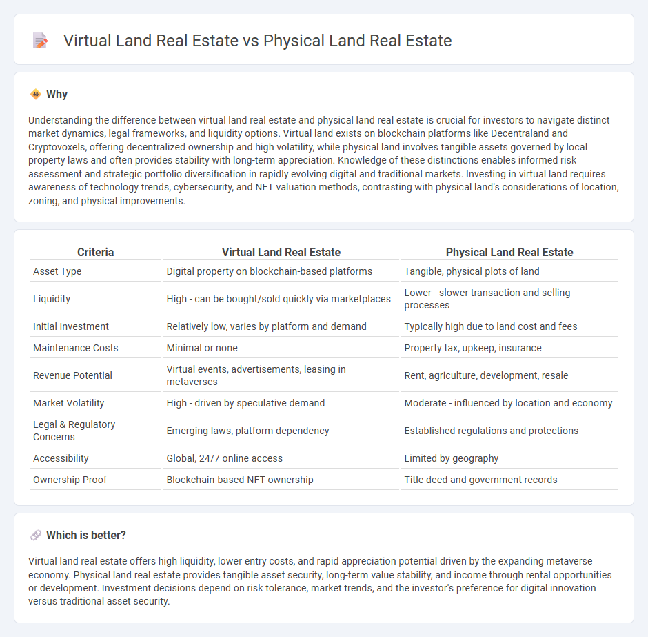 Virtual Land Real Estate vs Physical Land Real Estate in Investment