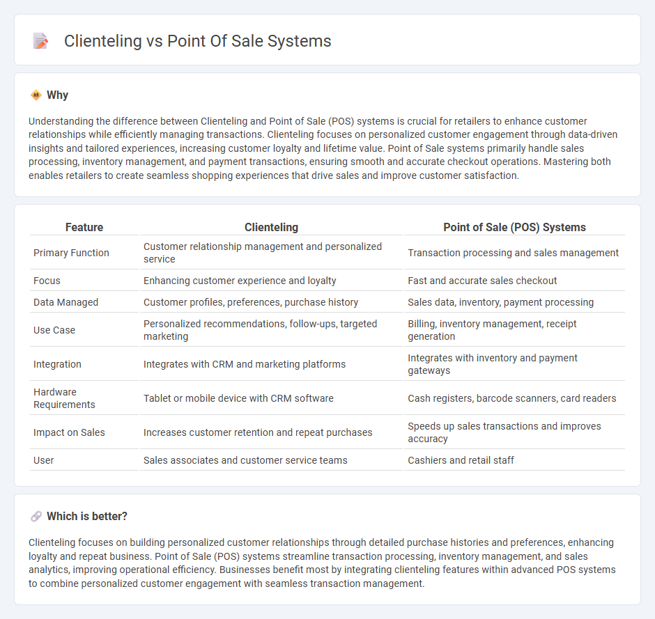 Clienteling vs Point Of Sale Systems in Retail