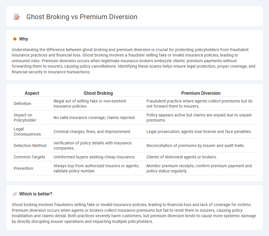 Ghost Broking vs Premium Diversion in Insurance