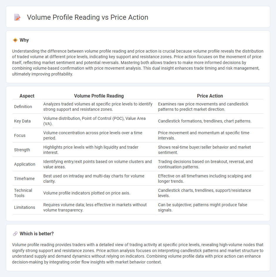 Volume Profile Reading vs Price Action in Trading