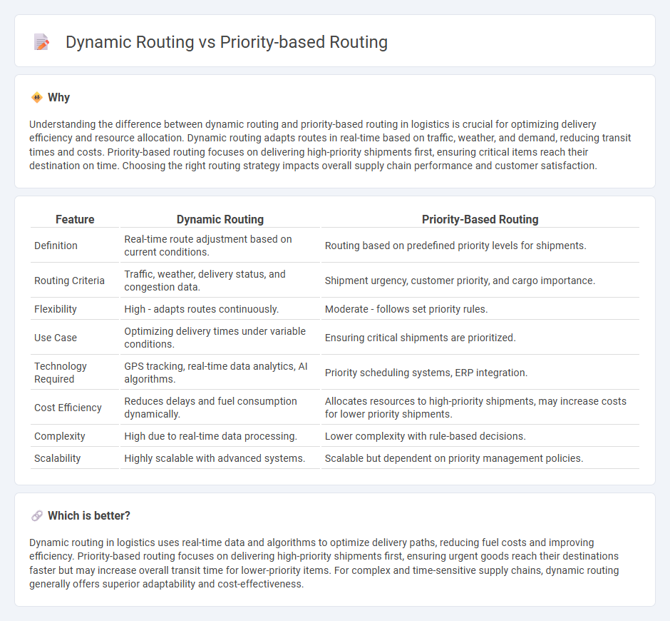 Dynamic Routing vs Priority-Based Routing in Logistics