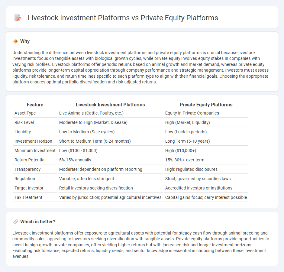 Livestock Investment Platforms vs Private Equity Platforms in Investment
