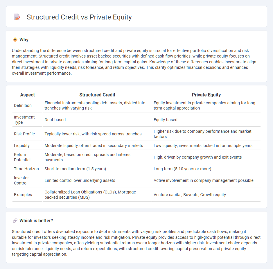 Structured Credit vs Private Equity in Finance