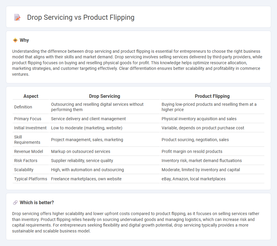 Drop Servicing vs Product Flipping in Commerce