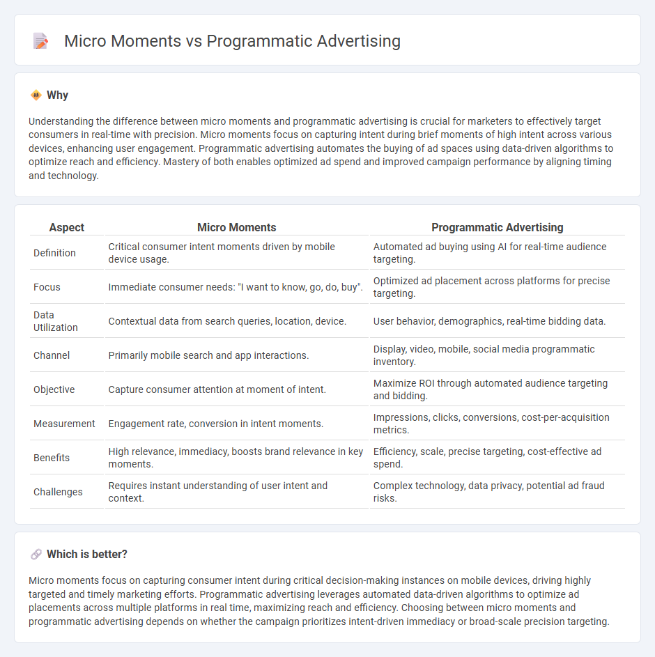 Micro Moments vs Programmatic Advertising in Marketing