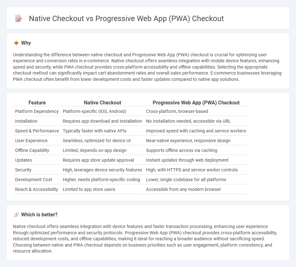 Native Checkout vs Progressive Web App (Pwa) Checkout in Commerce