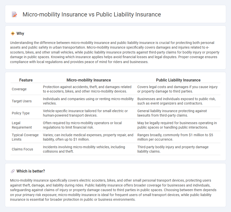 Micro-Mobility Insurance vs Public Liability Insurance in Insurance