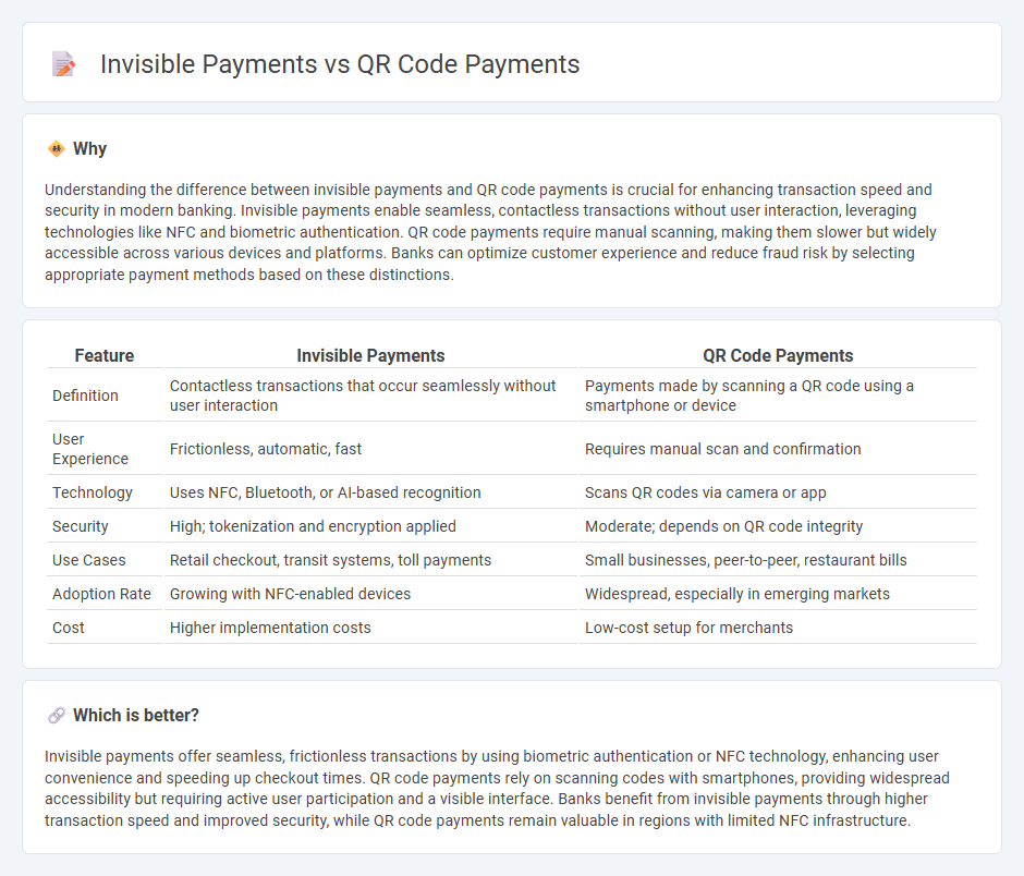 Invisible Payments vs Qr Code Payments in Banking