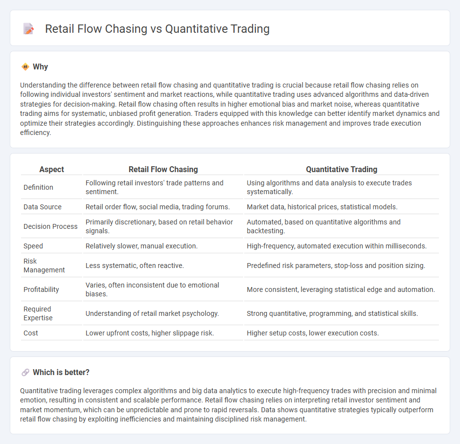 Retail Flow Chasing vs Quantitative Trading in Trading