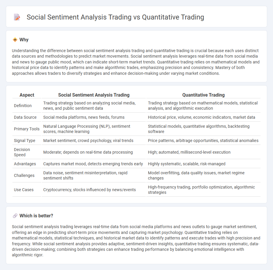 Social Sentiment Analysis Trading vs Quantitative Trading in Trading