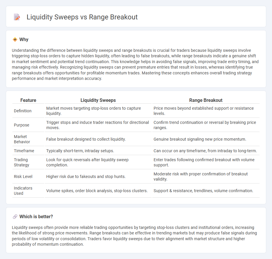 Liquidity Sweeps vs Range Breakout in Trading