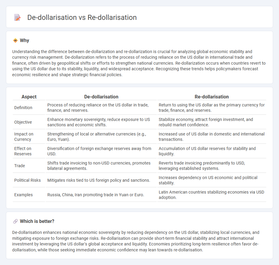 De-Dollarisation vs Re-Dollarisation in Economy