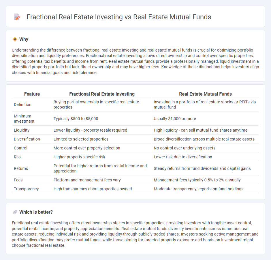 Fractional Real Estate Investing vs Real Estate Mutual Funds in Investment