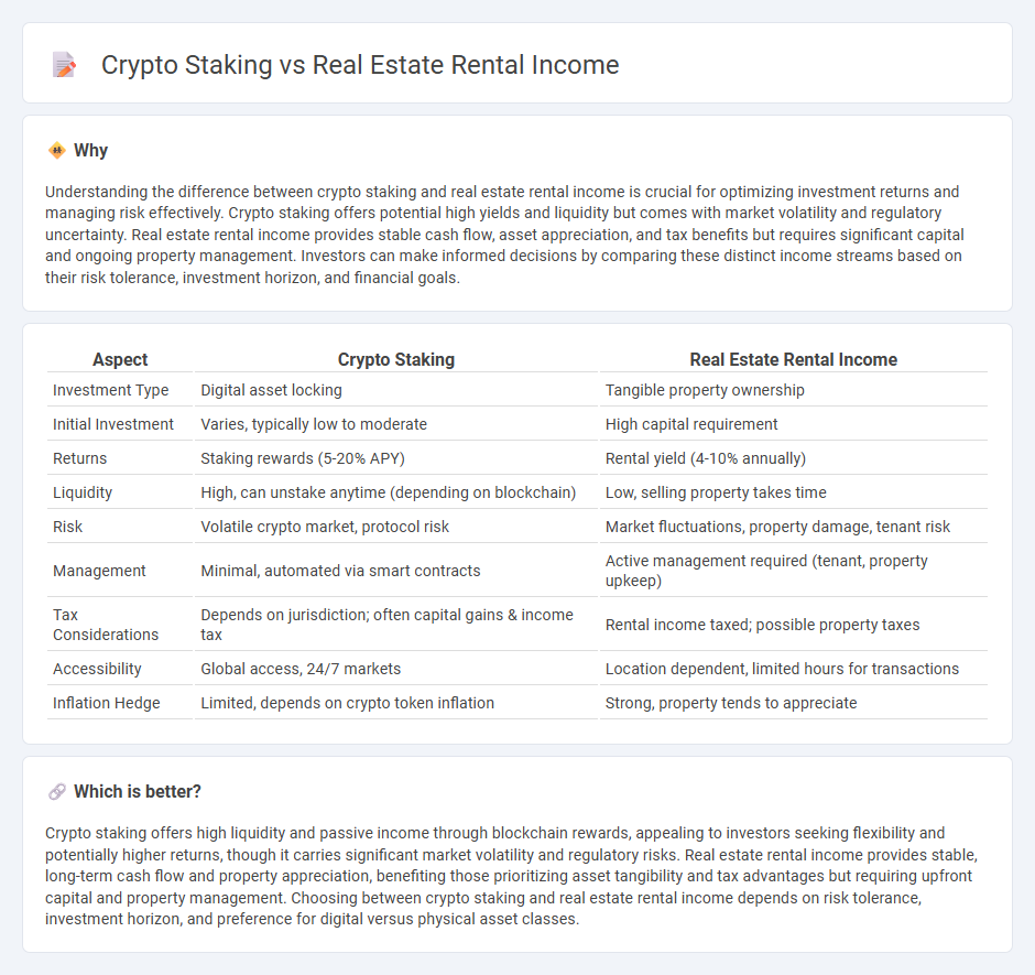 Crypto Staking vs Real Estate Rental Income in Investment