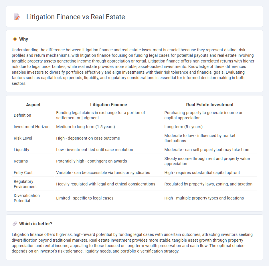 Litigation Finance vs Real Estate in Investment