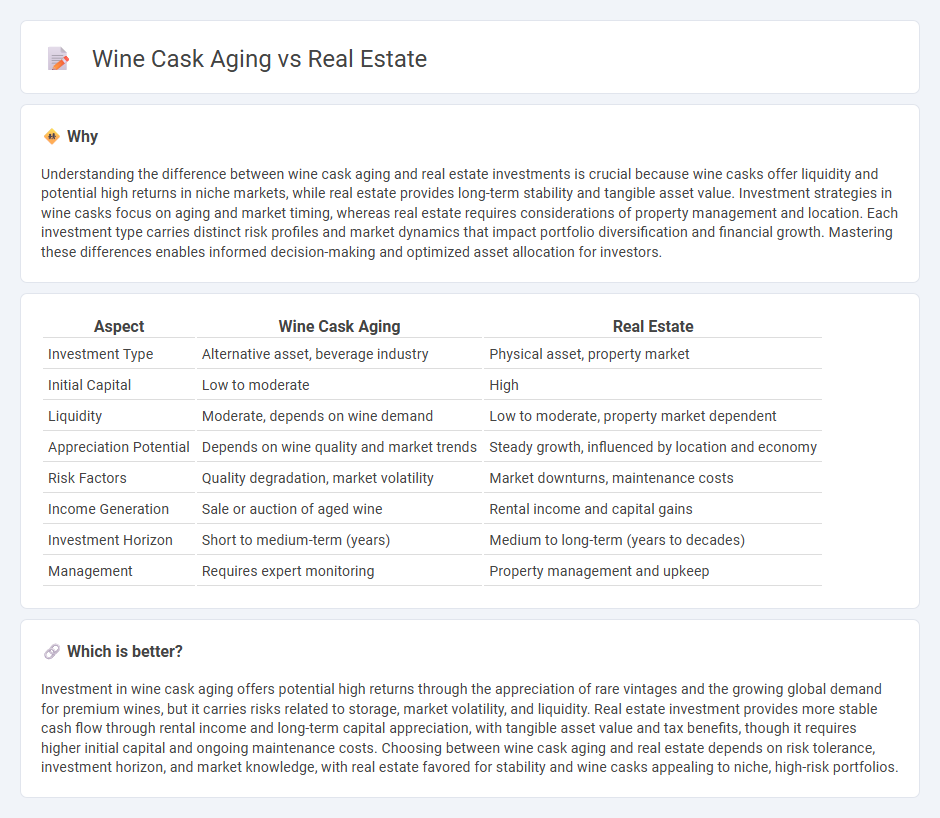 Wine Cask Aging vs Real Estate in Investment