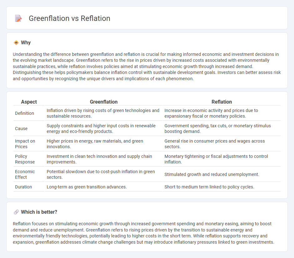 Greenflation vs Reflation in Economy