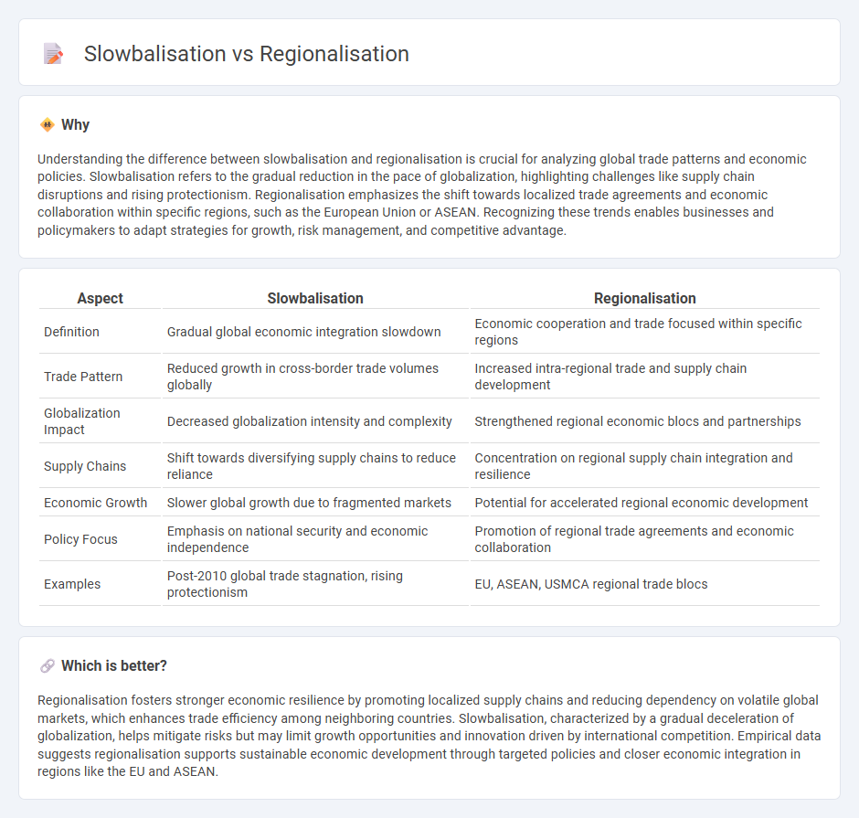 Slowbalisation vs Regionalisation in Economy