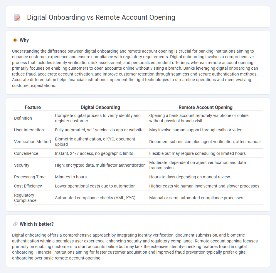 Digital Onboarding vs Remote Account Opening in Banking