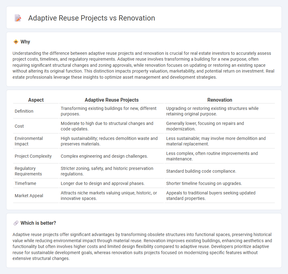 Adaptive Reuse Projects vs Renovation in Real Estate