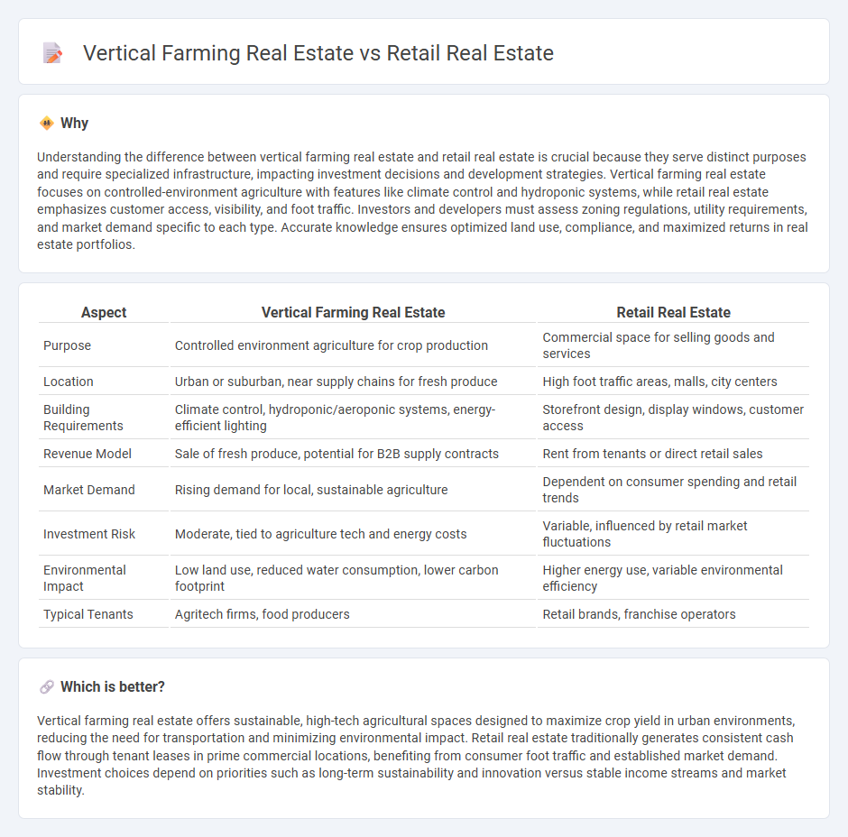 Vertical Farming Real Estate vs Retail Real Estate in Real Estate