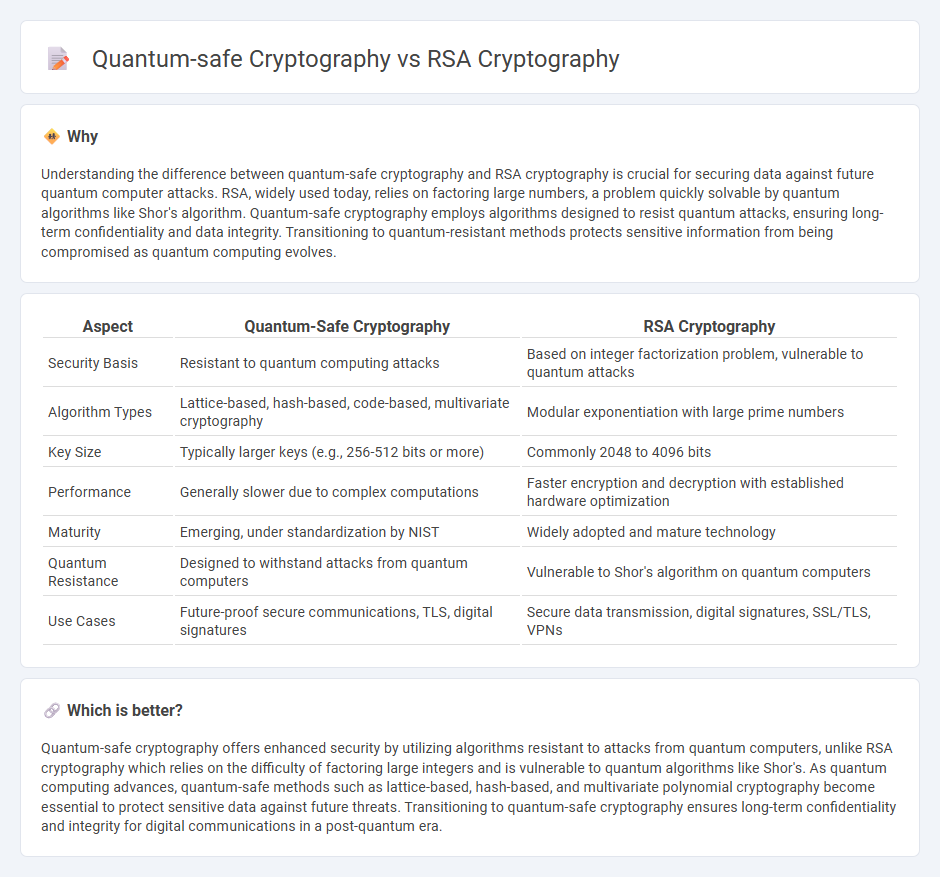 Quantum-Safe Cryptography vs Rsa Cryptography in Technology