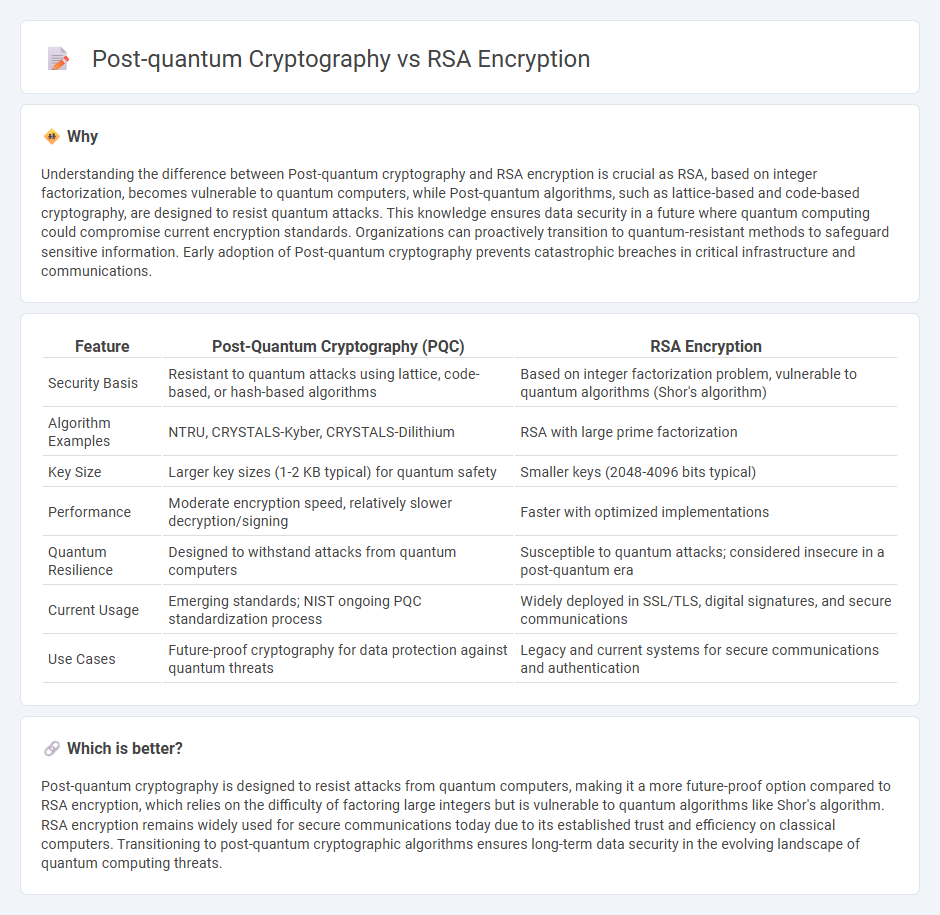 Post-Quantum Cryptography vs Rsa Encryption in Technology