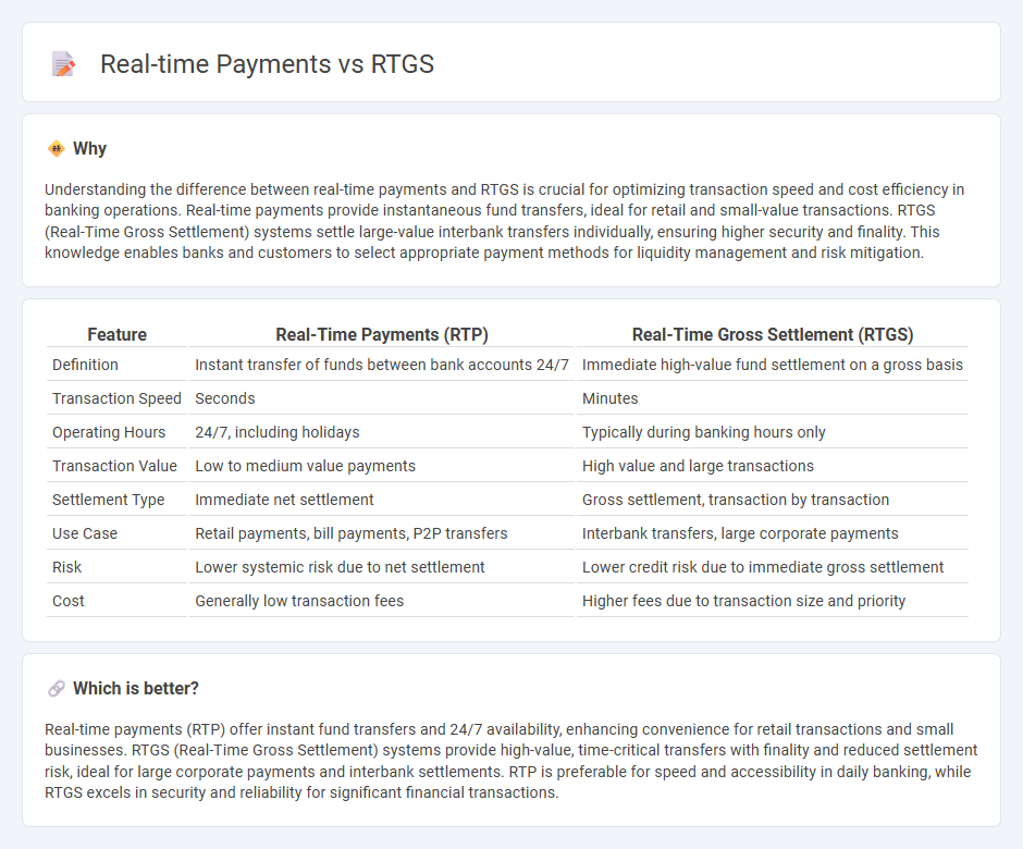 Real-Time Payments vs Rtgs in Banking