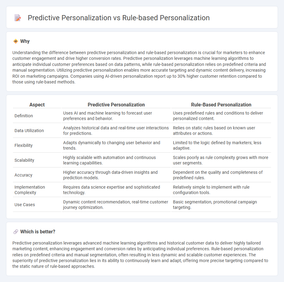 Predictive Personalization vs Rule-Based Personalization in Marketing