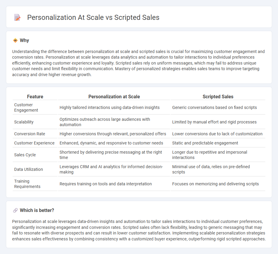 Personalization At Scale vs Scripted Sales in Sales