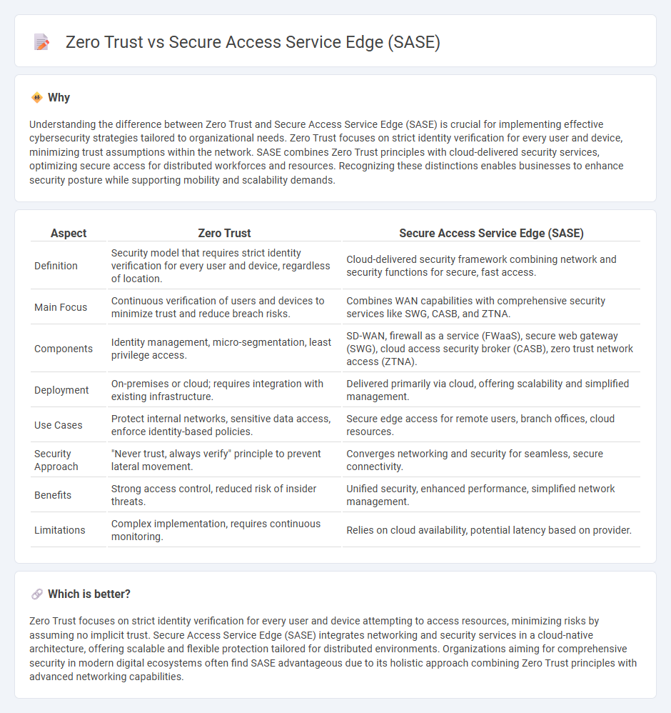 Zero Trust vs Secure Access Service Edge (Sase) in Technology