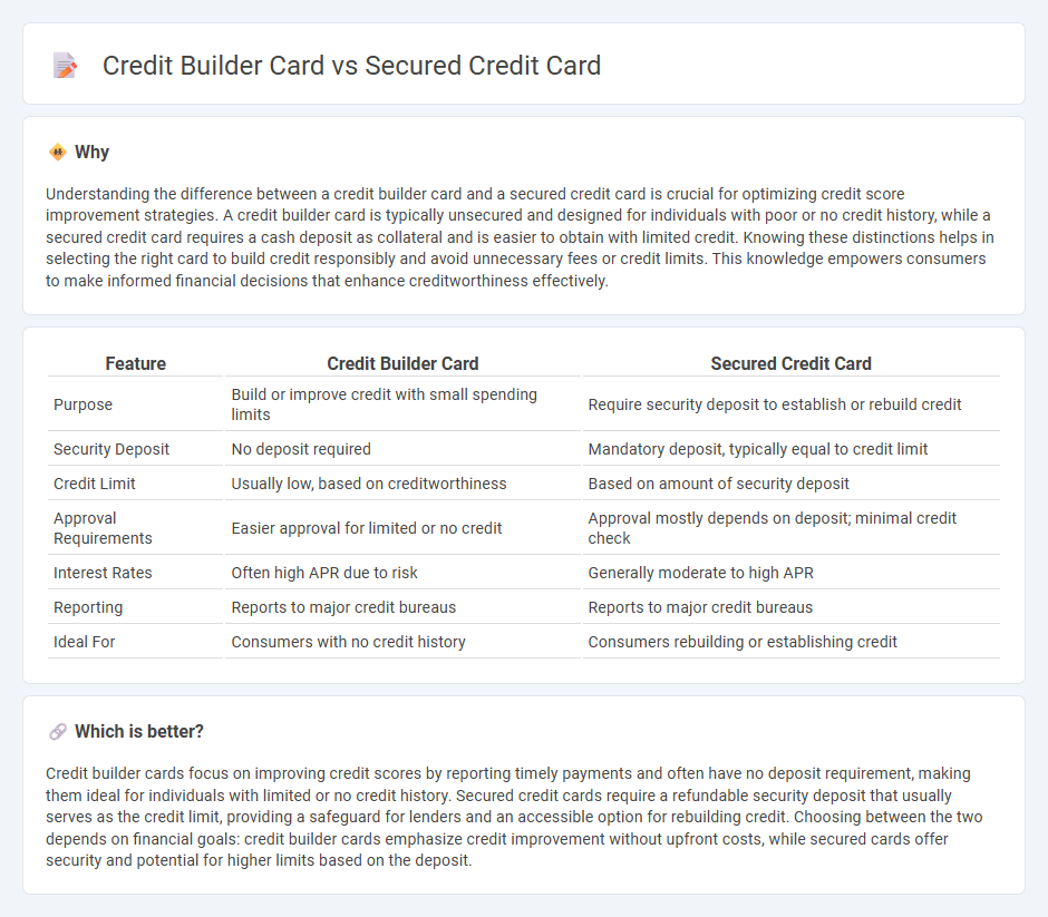 Credit Builder Card vs Secured Credit Card in Banking
