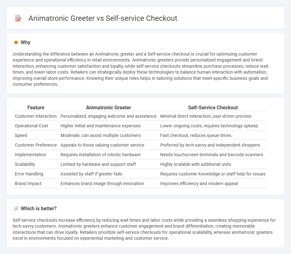 Animatronic Greeter vs Self-Service Checkout in Retail