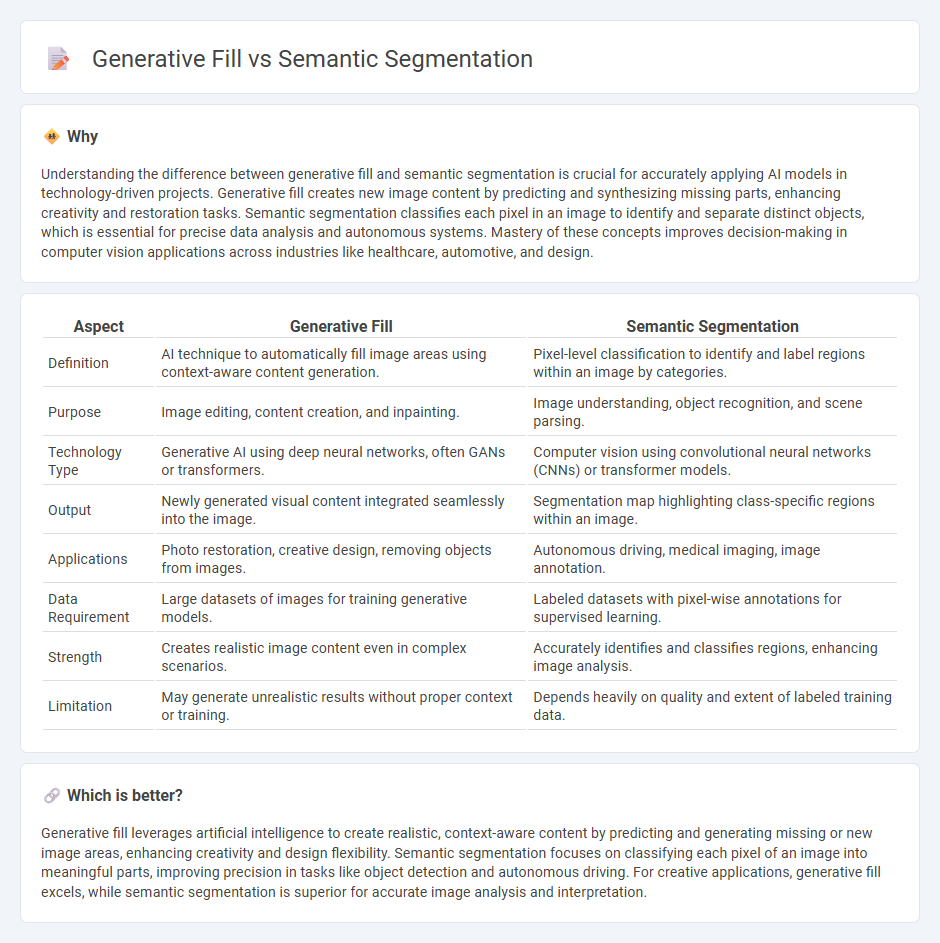 Generative Fill vs Semantic Segmentation in Technology